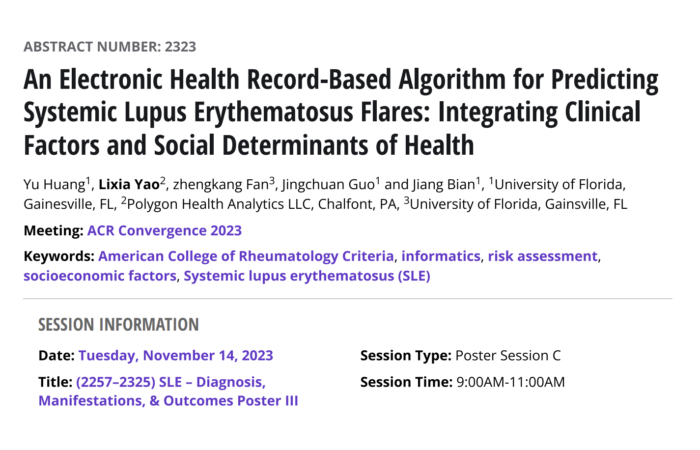 An Electronic Health Record-Based Algorithm for Predicting Systemic Lupus Erythematosus Flares: Integrating Clinical Factors and Social Determinants of Health